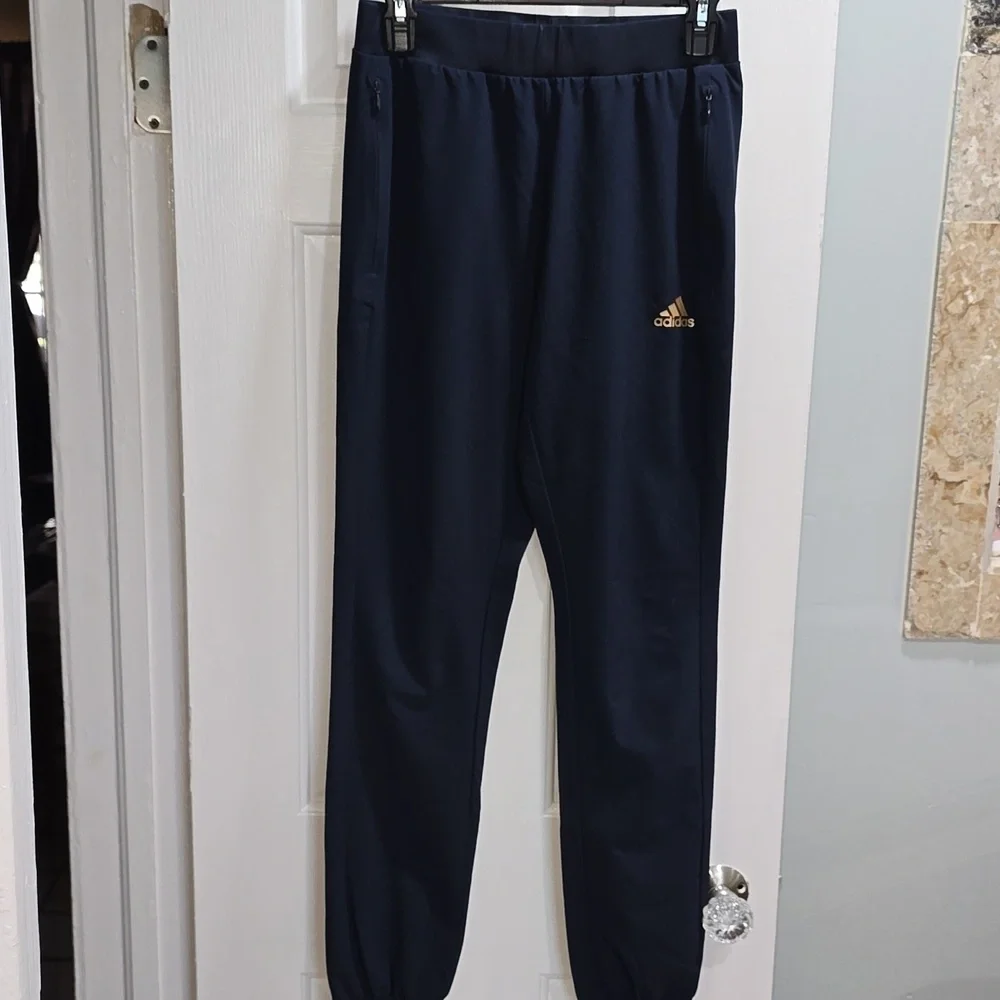 Adidas Blue Pants Woman's Size XS - Picture 2 of 12